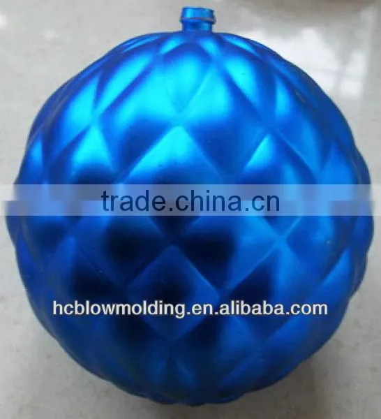 OEM Blow Molding Plastic Large Christmas Balls Plastic Christmas Shinny Ball photo-5