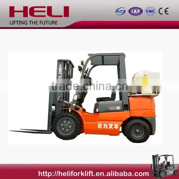 ANHUI HELI BRAND 3.0T GASOLINE NISSAN ENGINE LPG FORKLIFT CPQYD30 WITH CE FOR SALE photo-2
