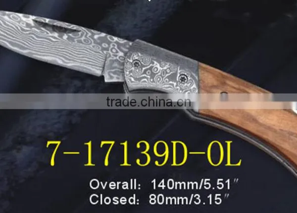 9.0" Damascus Folding Knife/Custom Handmade Damascus Folding Pocket Knife/Damascus Liner Lock photo-3