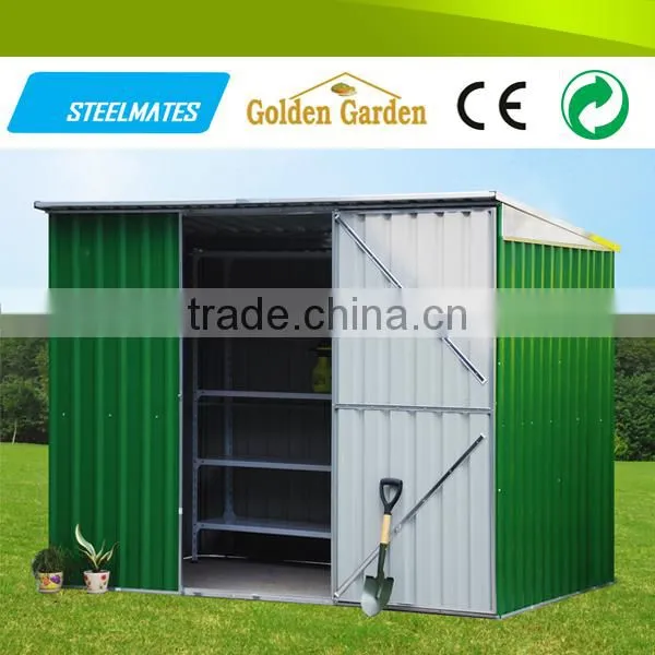 Powder Coated Frame Finishing Garden Light Metal Small Flat Pack Garden Sheds photo-6