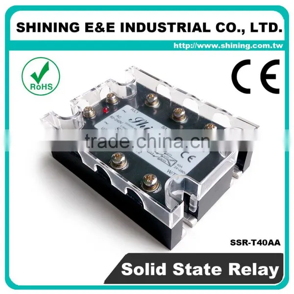 SSR-T40AA Low Power Three Phase AC Relay 40A Fotek SSR photo-5