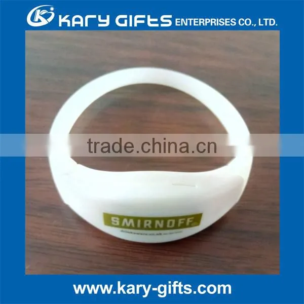 Glowing Lighted Led Light Silicone Xyloband Effect/ Music Sound Wristbands photo-3