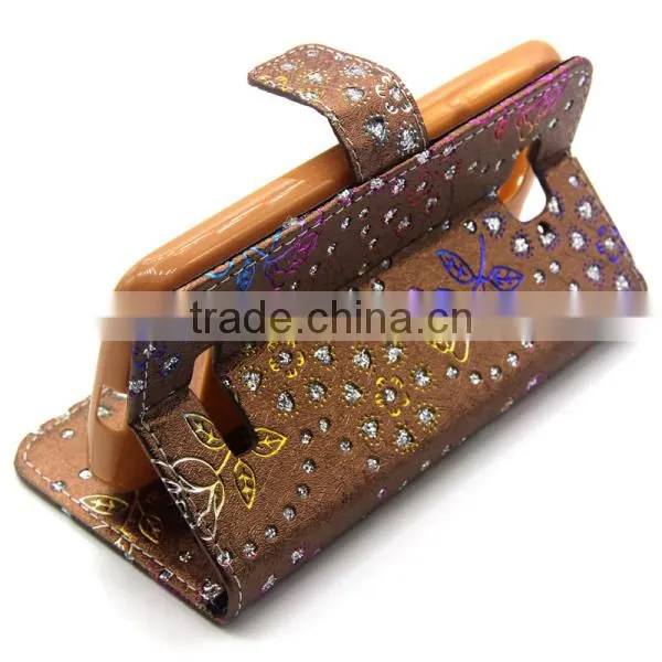 PU Leather Wallet Flip Card Holder Case Magnet Cell Phone Cover for Alcatel C7 photo-5
