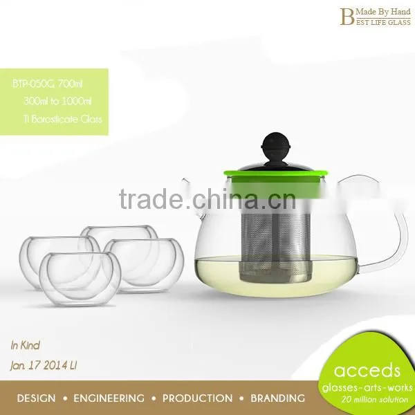 Wholesale Glass Teapots With Filter