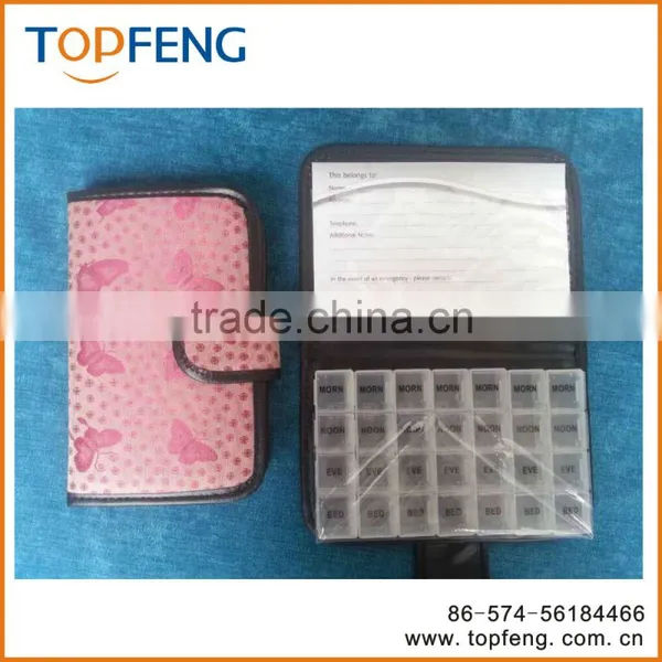 7 Days Wallet Pill Box/colorful Notebook Pill Box photo-3