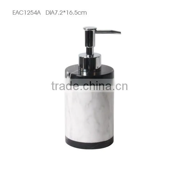Best Selling Products Black and White Marble Bathroom Accessories Set photo-2