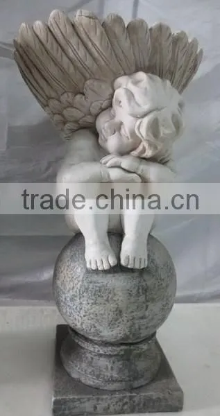 Fiberglass Clay Garden Outdoor Bird Bath photo-4