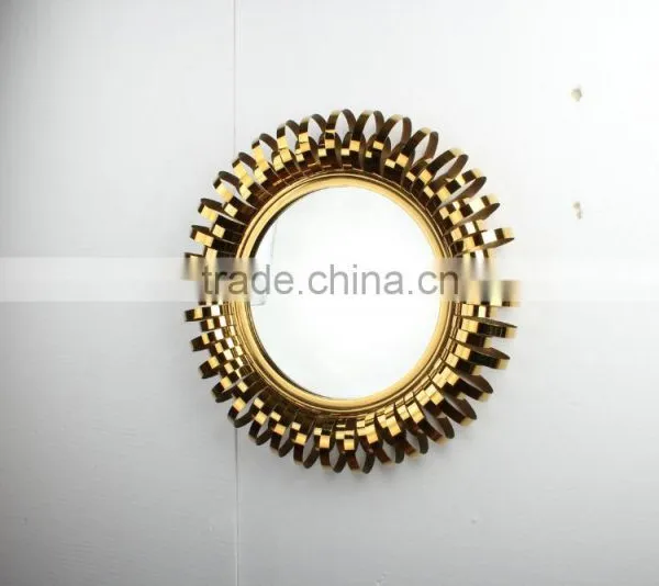 Stainless Steel Framed Decorative Wall Mirror photo-2