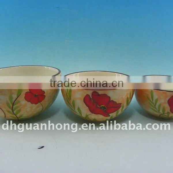 Dolomite Ceramic Daily Yellow Bowls