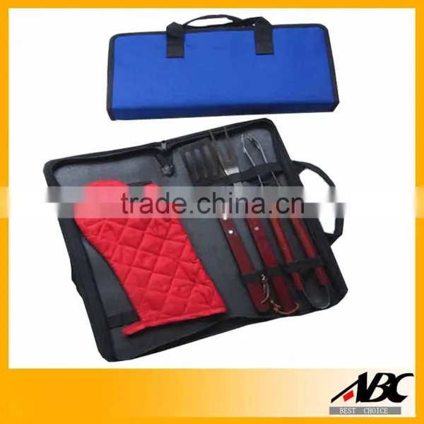 3pcs Wooden Handle Bbq Tools Set photo-5
