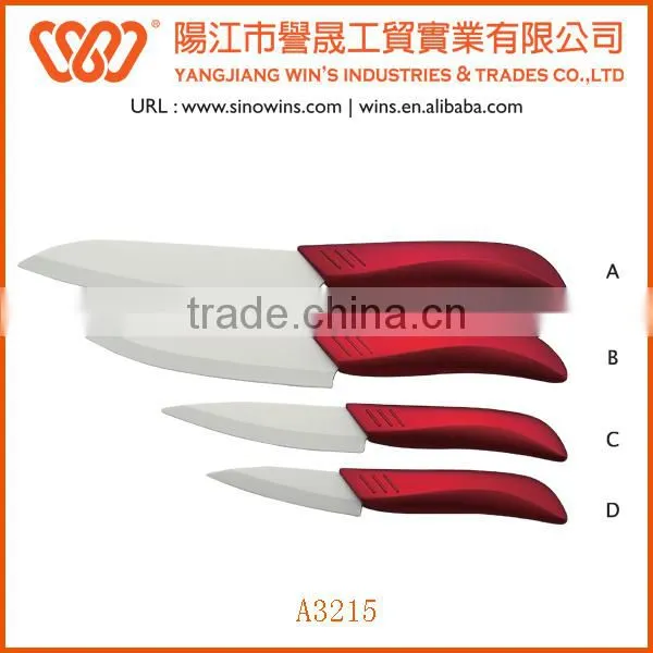 A3207 Antibacterial 5pcs Ceramic Kitchen Knife Set photo-2