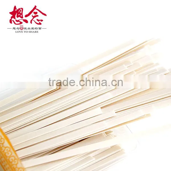 Sliced Wide Noodle 366g Instant Dried Noodles With 6 Sauce Bags 6mm Wide photo-5