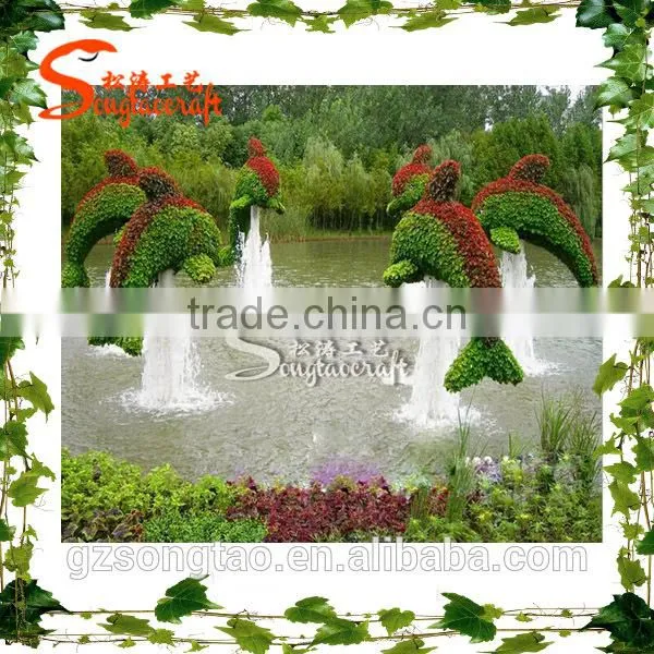 Can be Customize Landscape Garden Plastic Aritificial Grass Topiary High Simulation Artificial Grass Topiary for Sale photo-6