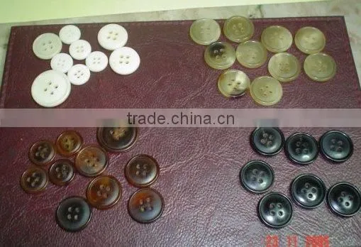 buffalo horn and bone BUTTON made to order