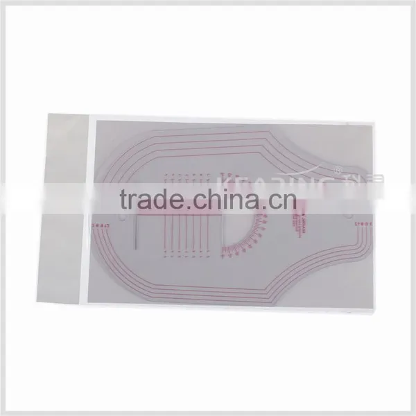 Kearing Brand French Curve Ruler 1.2mm Thickness Sandwich Line Curve Ruler for Fashion Design#6404 photo-2