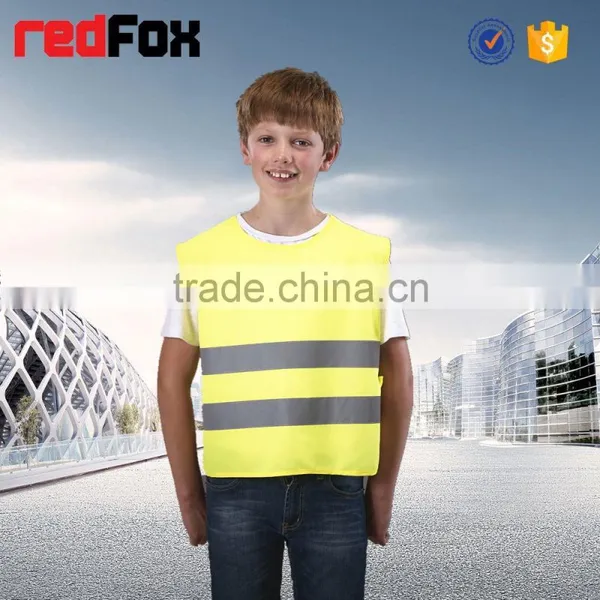 Kid Polyester Reflective Safety Vest With Custom Logo photo-6