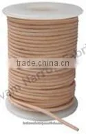 3mm Brown Round Leather Cord photo-3