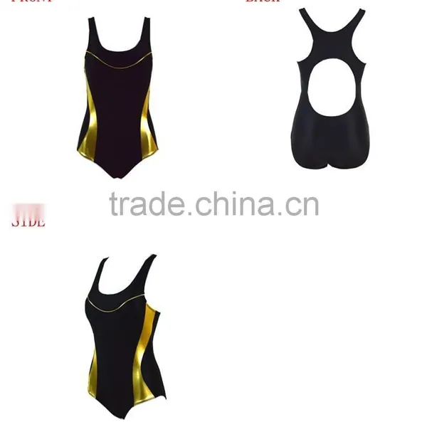 Wholesale Swimwear One Piece Cut Out Monokini Sports Swimsuit Slimming Bodysuit photo-5