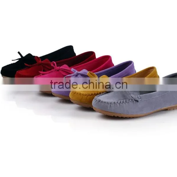 Zm50262b Europe Bowknot Tassel Lady Shoes Low Cut Women Single Shoe photo-2