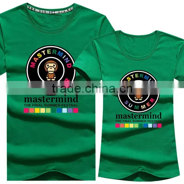 Top Fashion Bule Korean Cute Printed T-Shirt photo-3