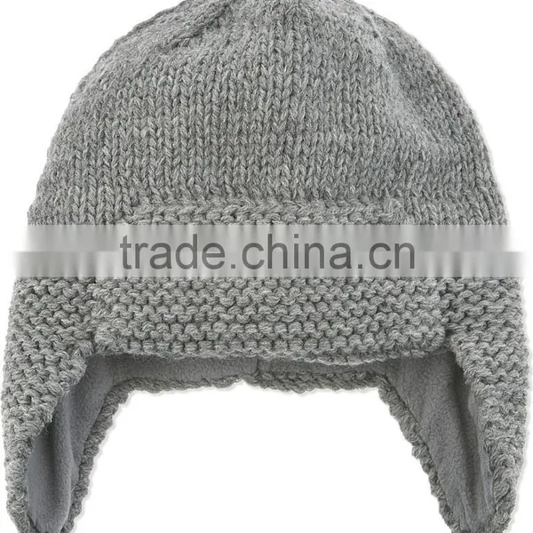 2017 New Style Custom Baby's Knitted Fashion Baby Winter Hats 100% Soft Cotton Caps for Newborn Children photo-5