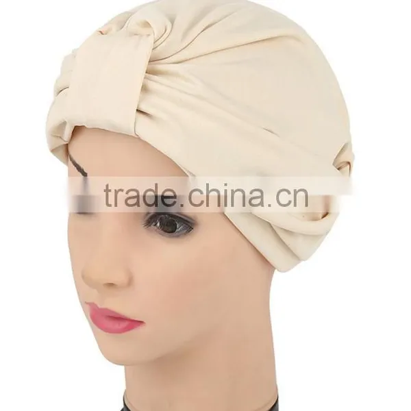 Women 's Muslims With Two Sets of Indian Cap Europe and the United States Fashion Head Towel Head Head Hat photo-4