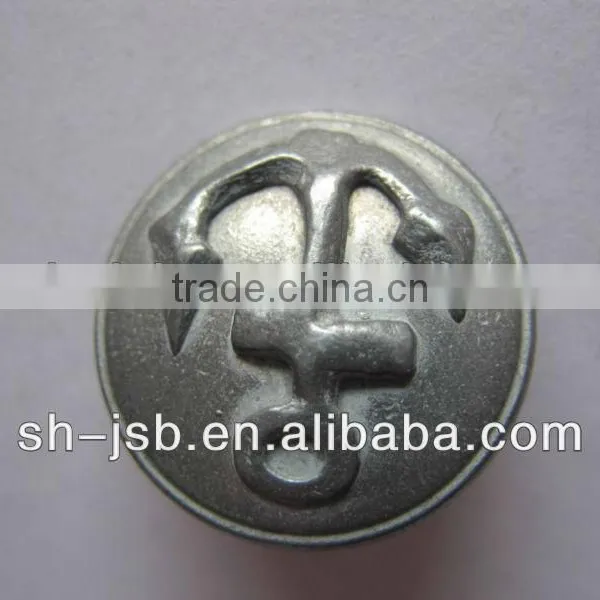 Gold Fashion Button Fashion Metal Button Jeans Button photo-2