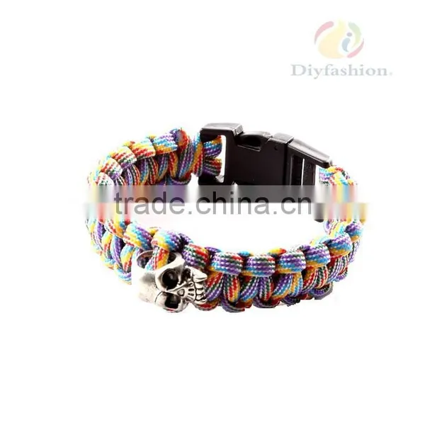 2015 Hot Sell Custom Double Anchor Bracelet Paracord PC6017-1 photo-2