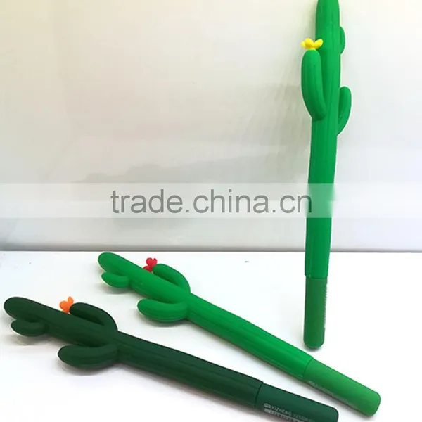 Creative Cute Novel Cactus Shape Gel Pen Gift for School Kids photo-2