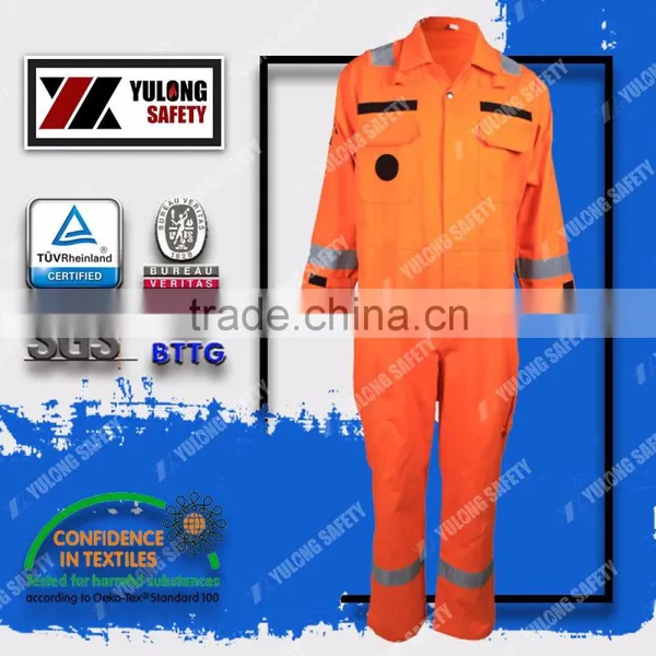 Made in China Orange Fluorescent Flame Retardant Security Guard Uniform photo-6
