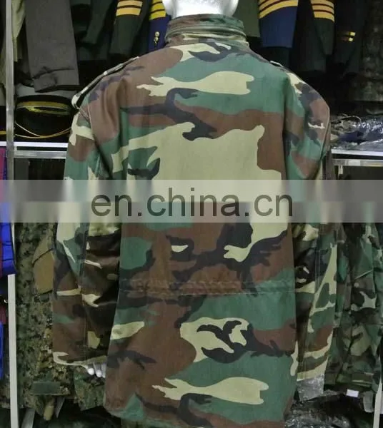 Wholesale Woodland Winter Men Camouflage M65 Field Army Jacket photo-4