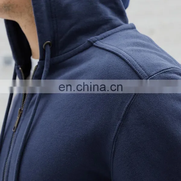 Japanese Cotton Private Label High Quality Dri Fit Hoodies for Men photo-5