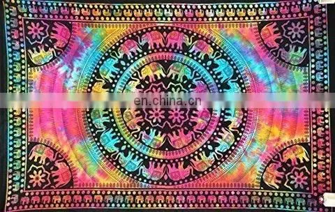 2016 Manufacturer and Wholesale Lot 100 Bulk Pieces Round Mandala Christmas Festival Tapestry