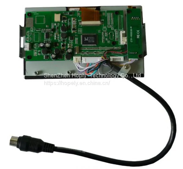 7 Inch Open Frame HL-708B Monitor With Touch Screen For Industrial Embeded Car Portable IPC PC photo-3