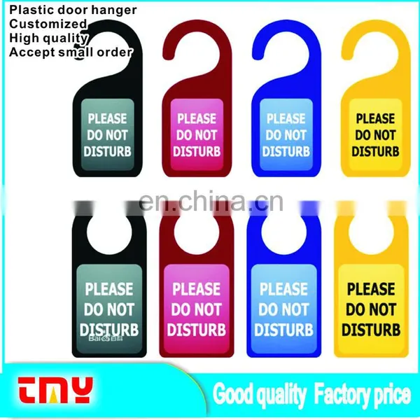 Wholesale Hotel Do Not Disturb Door Hanger Custom Disposable Plastic Pvc Door Hanger photo-1