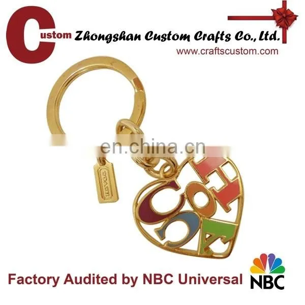 Custom 3D Gold Police Keychain photo-4