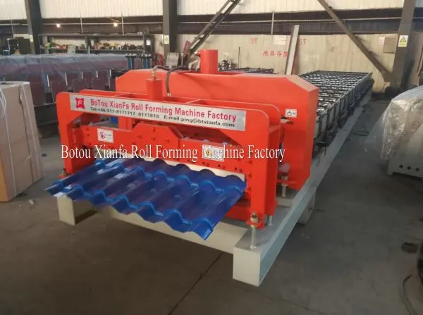 Stepped Tile Corrugated Roof Making Machine photo-2