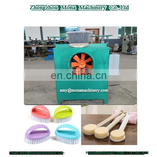 Garden Broom Ceiling Brush Wooden Broom CNC Automatic Broom Tufting Machine photo-3