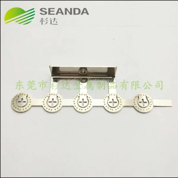 Customized Bright Nickel Plated Copper Busbar for Battery Pack Connector photo-3