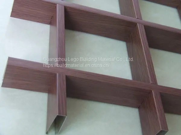 Open Cell Grid Decorative Aluminium Egg Crate Grille photo-3