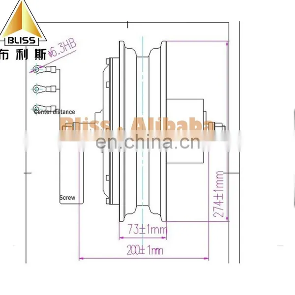 Brushless Hub Motor 24/36/48v Hub Motor Scooter 1000w 1500w Electric Skateboard Longboard Hub Motor photo-3
