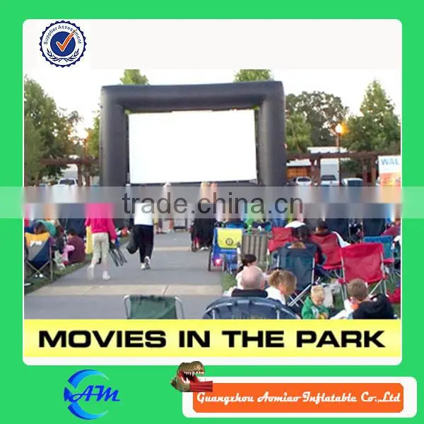 High Quality 0.6 mm Material PVC Inflatable Movice Screen, Pvc Projection Screen Material photo-4