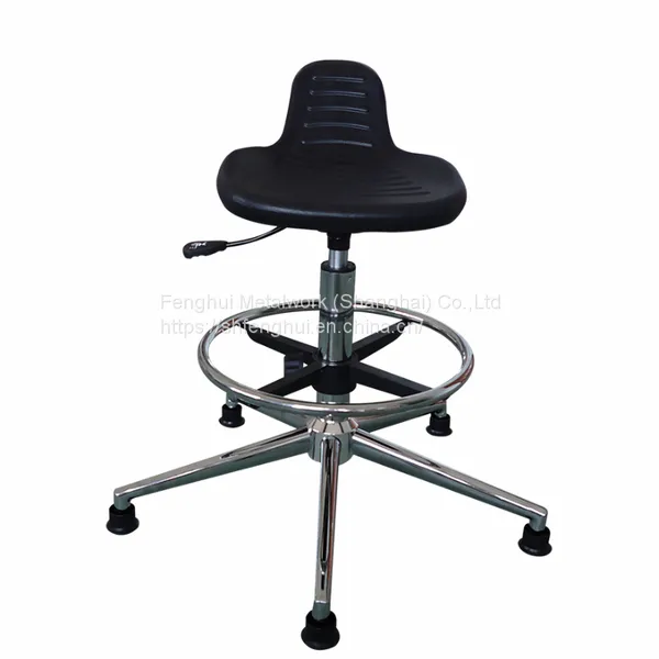 Lift Bar Chair Laboratory Bench Factory Dust Free Workshop Assembly Line Rotating Antistatic Chair photo-3