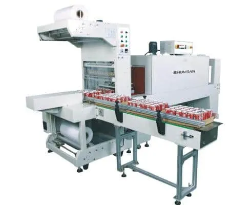 PE Film Plastic Shrink Wrap Machine for Oil Bottle photo-1