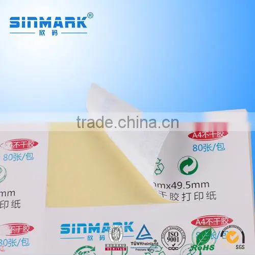 SINMARK Various Materials Self-adhesive a4 Size Sticker Paper photo-5