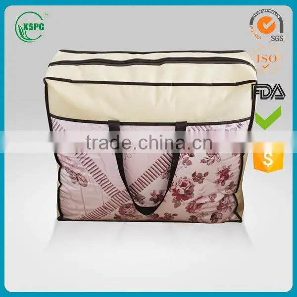 Custom High Quality Recyled Plastic Pvc Bedding Packaging Quilted Bags/Bag With Zipper photo-2