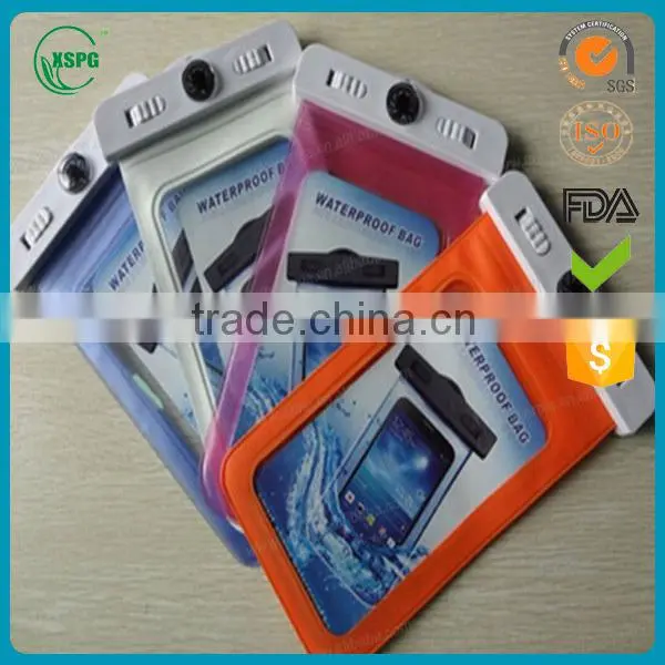 Hot Sale OEM Simple Design 5.5 Inch Mobile Phone Case PVC Waterproof Bag for Swimming photo-2