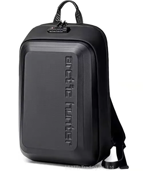 Shock-resistant hard-shell backpack