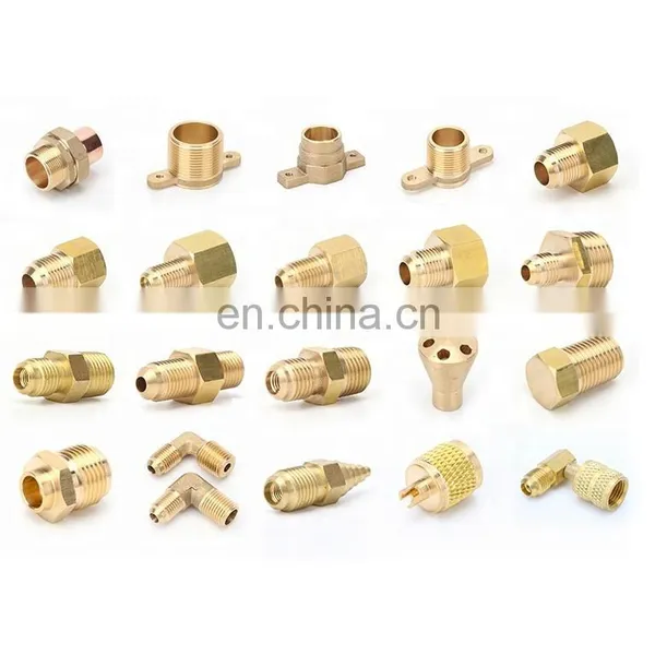 Adaptador de mini split de refrigerante de cobre para HVAC de 1/4