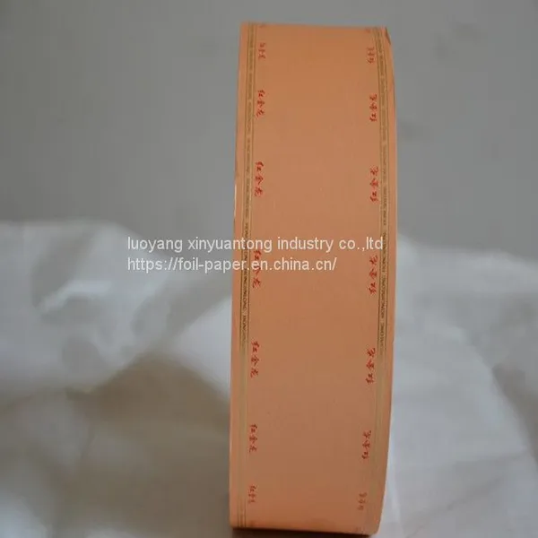 China Manufacturer Logo Printed Cigarette Filter Tipping Paper With Perforation Line for Cigarette Produce